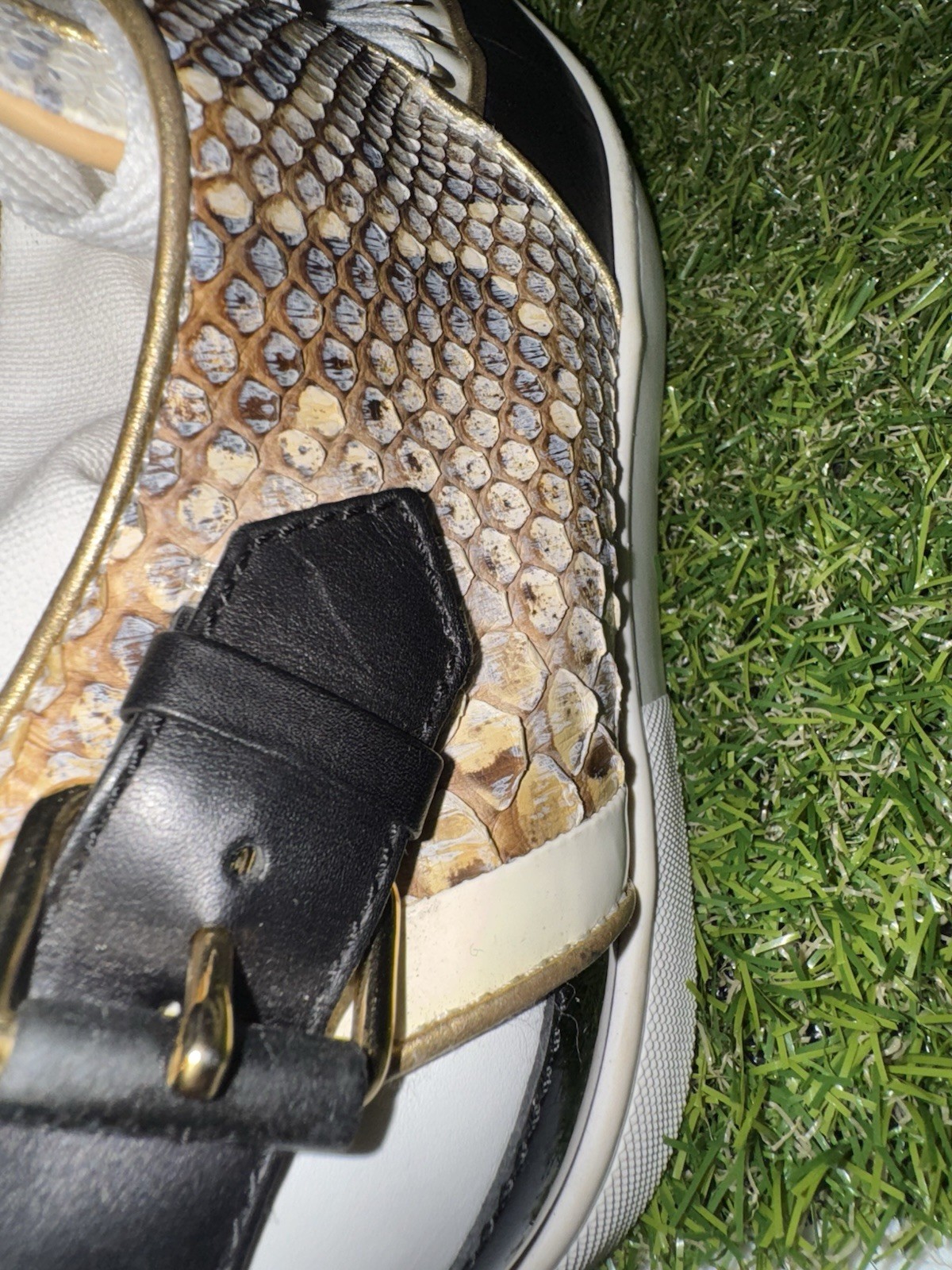 Christian Louboutin Multicolor Python and Leather… - image 9