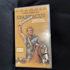 Spartacus VHS video Universal gladiators movie Kirk Douglas 
