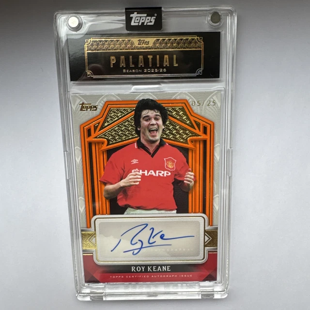 Roy Keane Palatial Pride Auto /25 Topps Palatial Manchester United 2025/26 PR-RK