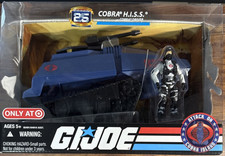 G.I. Joe 25th Anniversary Attack on Cobra Island Hiss Tank w Cobra Driver New