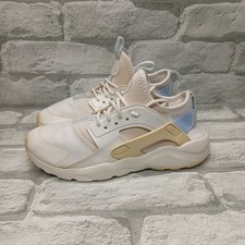 Youth Girls White NIKE AIR Huarache Run Sneakers 856911-103 Size 2.5Y