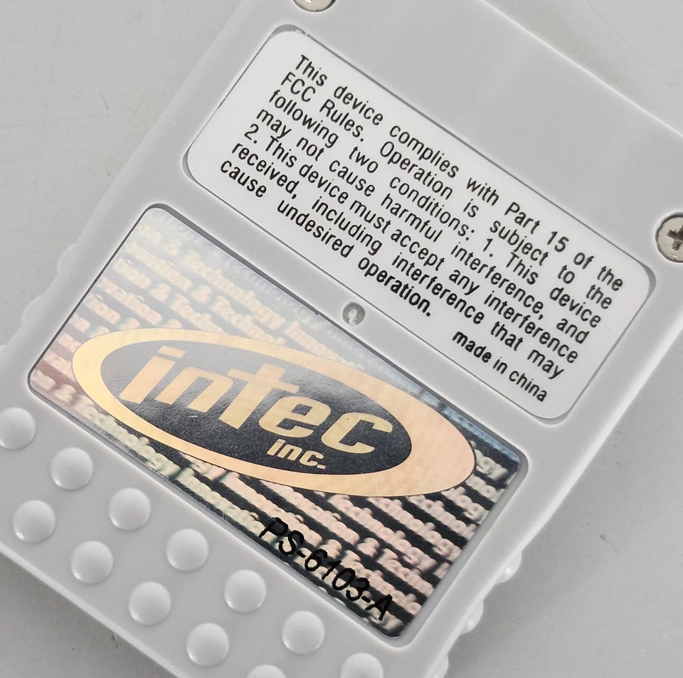 Intec Memory Card 1X (15 Blocks) for Sony PlayStation 1 PS1 PSX - Image 3 of 3