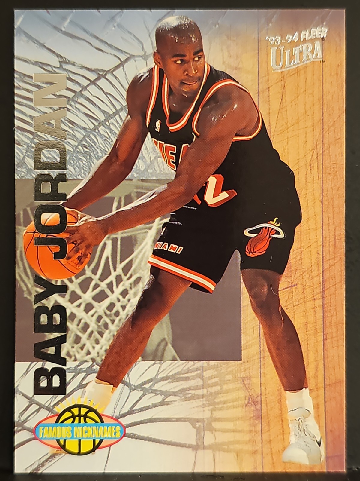 1993-94 Ultra Famous Nicknames #10 Harold Miner HEAT