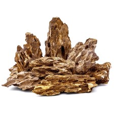 6.1-8.1 Inches Natural Dragon Stone, 6 PCS Large Aquarium Rocks for Aquascapi...