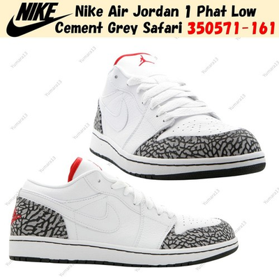 #ad Nike Air Jordan 1 Phat Low Cement Grey Safari 350571 161 Men#x27;s Size $1540.18