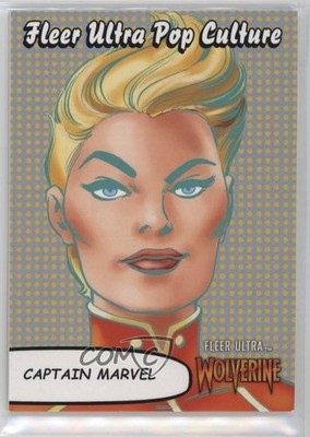 2023 Fleer Ultra Wolverine Pop Culture Captain Marvel #PC-4 9pa