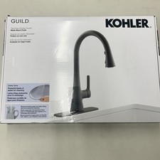 Kohler Guild Matte Black Pull Down Kitchen Faucet Stream Sweep 1PR33912-BL G6A1