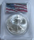 2001 PCGS Gem Unc 9-11-01 WTC Ground Zero Recovery AMERICAN SILVER EAGLE COIN