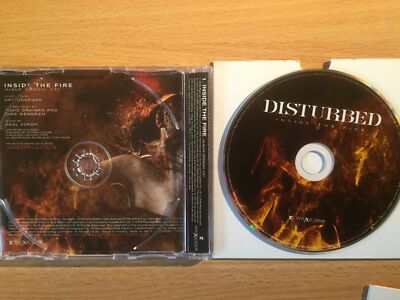DISTURBED -''Inside The Fire'' - Rare UK Promo Only CD 2008-Metal-PRO17111-NEW