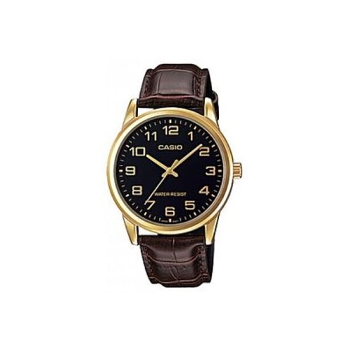 Orologio Casio Uomo MTP-V001GL-1BUDF cinturino pelle marrone e cassa dorata  | eBay