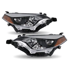 For 2014 2015 2016 Toyota Corolla Headlights Headlamps SET 14 15 16 Head Light 