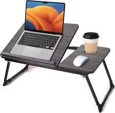 Lap Desk for Couch/Sofa/Floor, 5-Angle Adjustable Bed Desk with Foldable Legs C