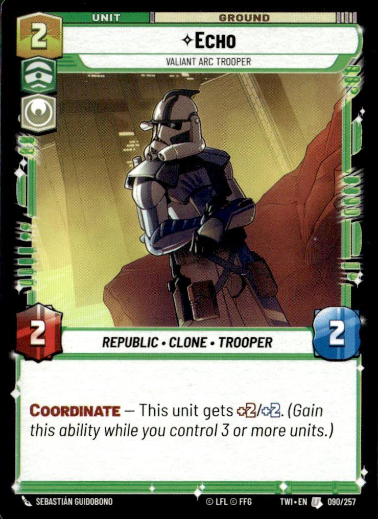 Star Wars Twilight of the Republic Echo JW