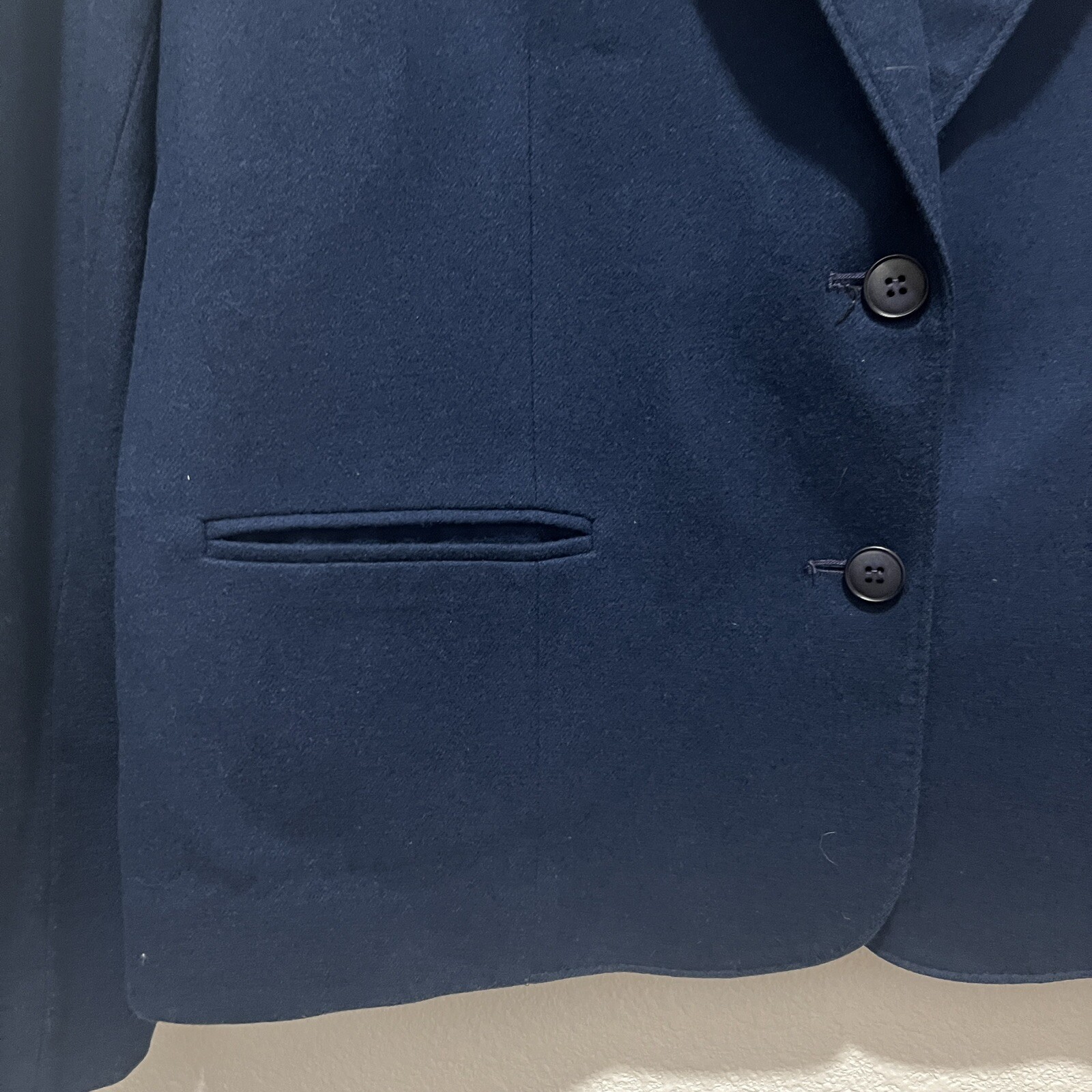 Pendleton Pure Virgin Wool Blazer Navy Womens Vin… - image 2