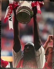 Arsenal Sol Campbell Autographed Signed 11x14 Photo COA #1