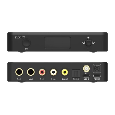 TOPPING D50 III Desktop HiFi DAC Decode Hi-Res Audio Dual ES9039Q2M chips PCM768