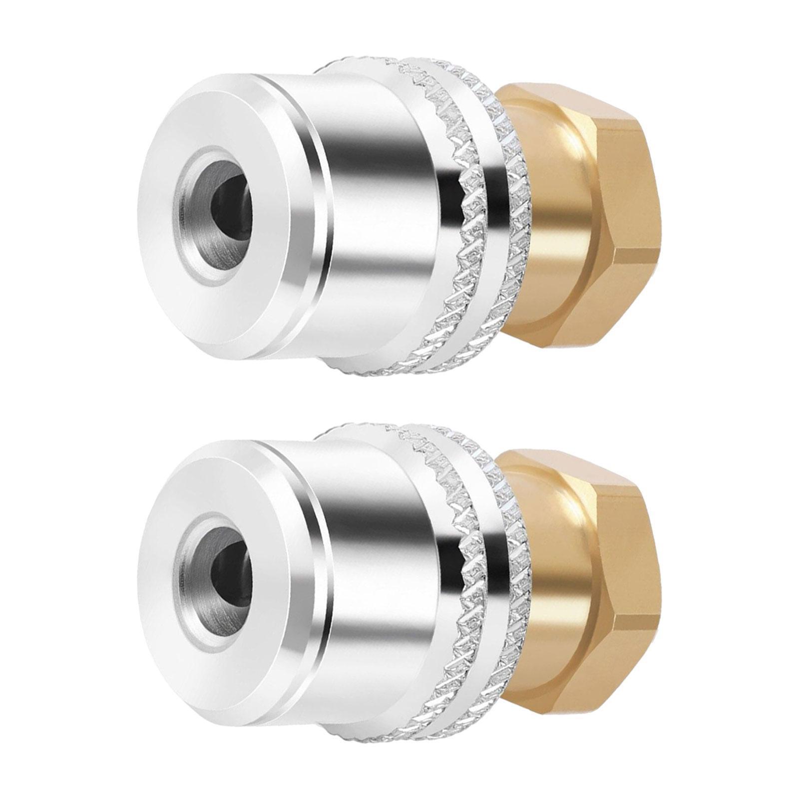 2Pcs Locking Air Chucks Easy to Use Heavy Duty Brass Locking Tire Air