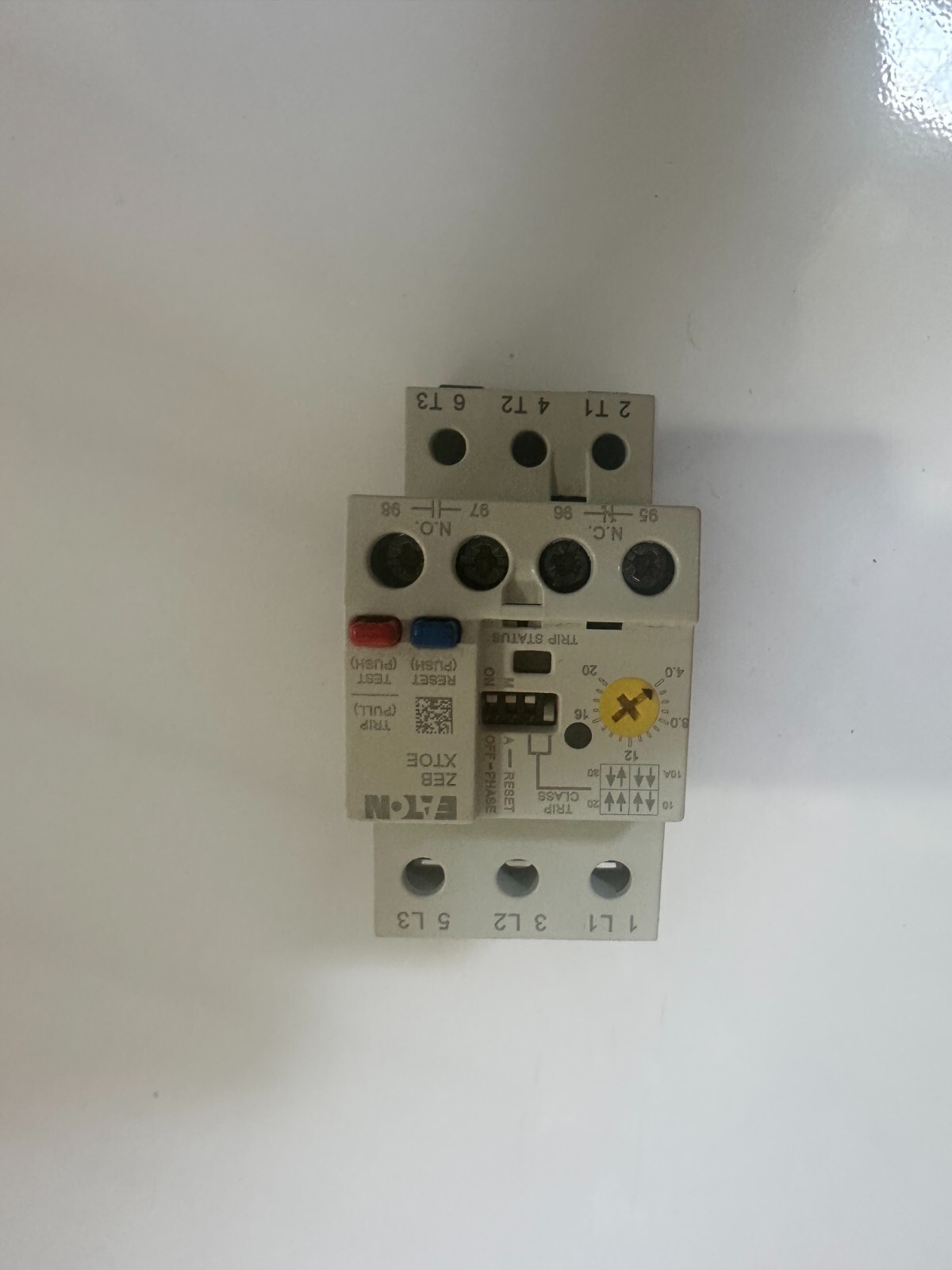 XTOE020CCSS EATON CORP 4-20 AMP ADJUSTABLE OVERLOAD RELAY