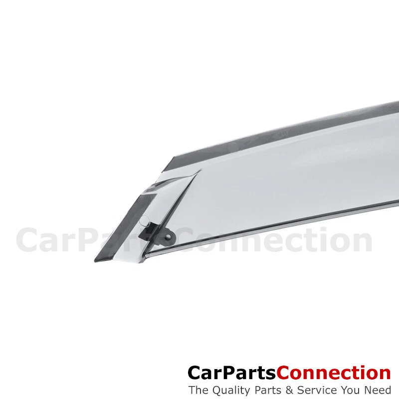 WellVisors Side Window Visors Deflectors 09-18 Dodge Ram 1500 2500 3500 Crew Cab - Image 4 of 4