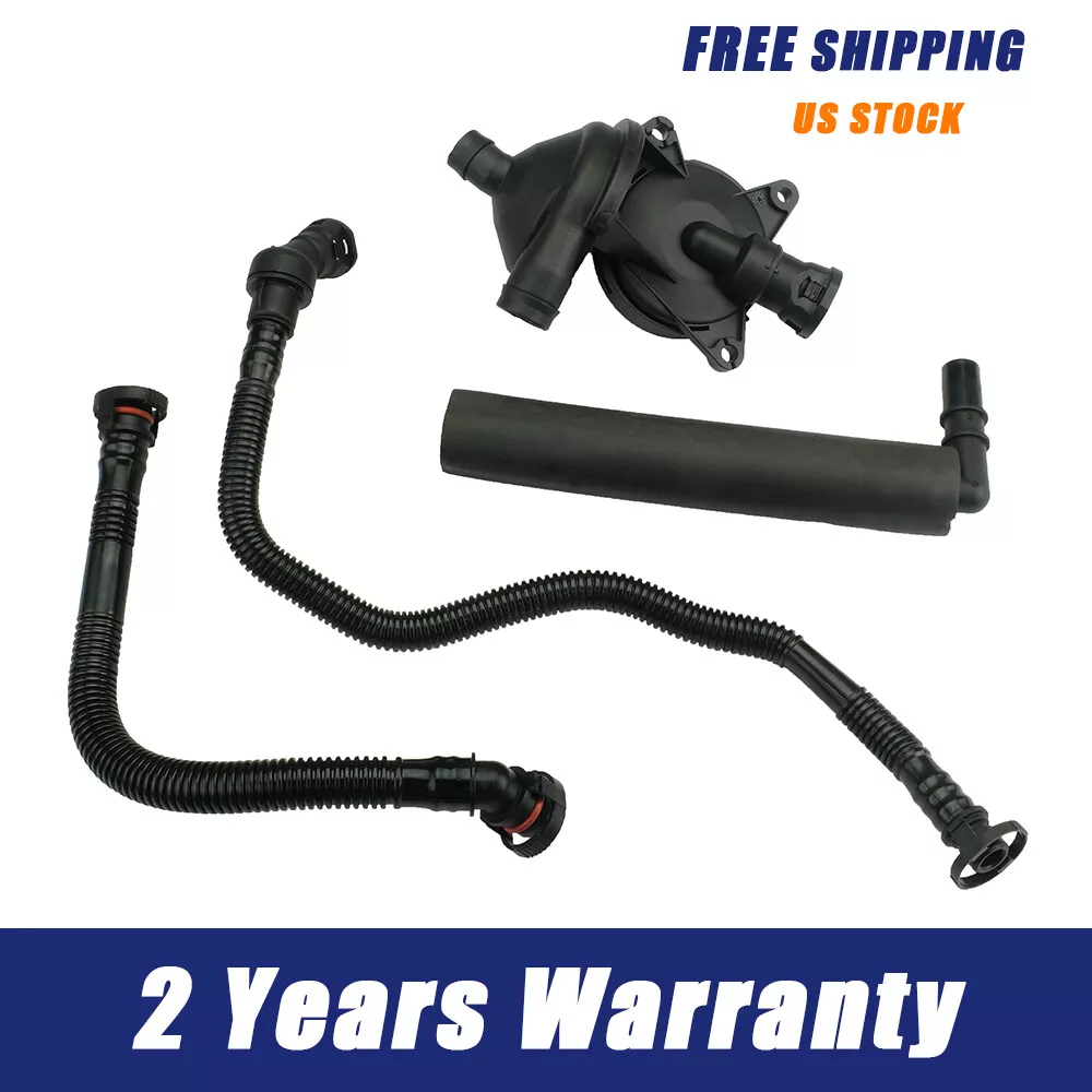 Crankcase Breather PCV Valve w Hose Kit For BMW E46 E90 E91 E81 E83 X3 Z4 318i