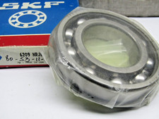 SKF 6209NR JEM 45mm X 85mm X 19mm Open Snap Ring Bearing Made in USA