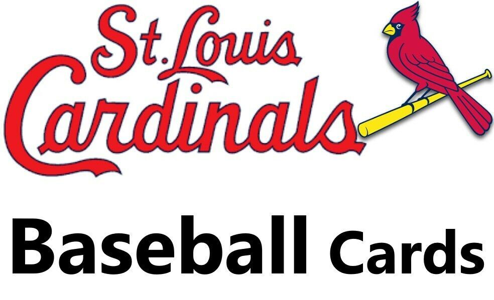 You Pick Your Cards - St. Louis Cardinals Team- Baseball Card Selection