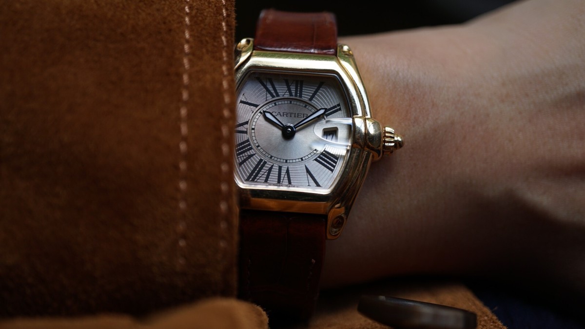Cartier Roadsterレディース Ladies' Cartier Roadster Watch 18K Yellow Gold &stainless