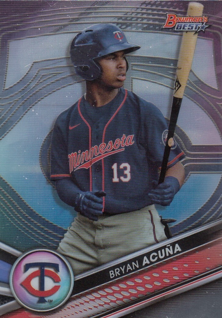 BRYAN ACUNA BOWMAN'S BEST ROOKIE RC PROSPECTS MINNESOTA TWINS #14 2022 22