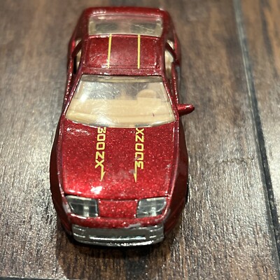 Vintage Hot Wheels 1989 Nissan 300ZX Rare Crimson Doors open