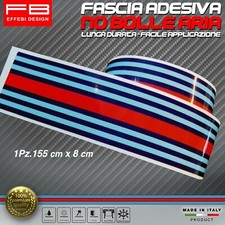 Fascia Striscia Adesiva MARTINI RACING 155x8 cm Rally Legend WRC Auto Car Moto