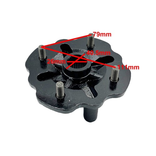 Mounting Bracket Front Wheel Hub Radnabe for Hisun 400 400cc HS400 ATV Quad - Picture 3 of 10