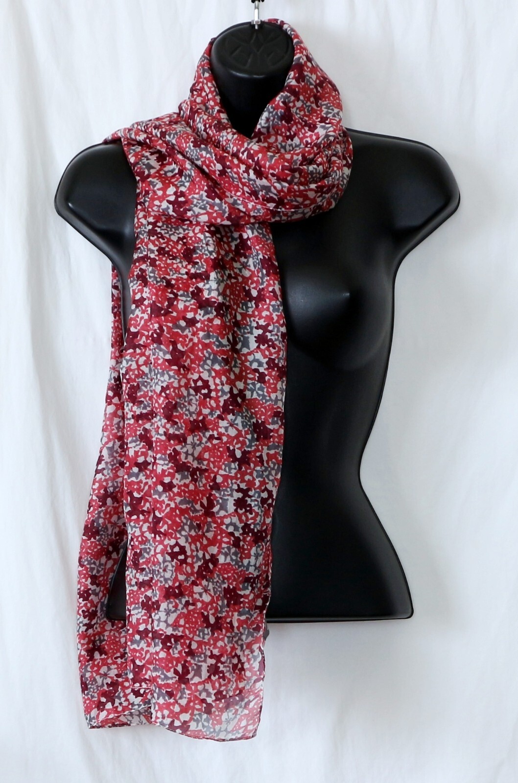 MONOPRIX FEMME Multicolor Print Rectangular Silk … - image 6