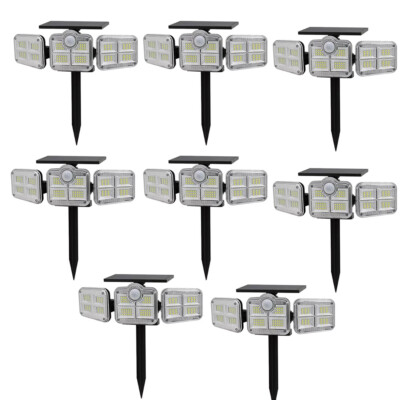 122 LED Solar Pathway Light, Outdoor Garden Lawn, Motion Sensor Landscape Lamp