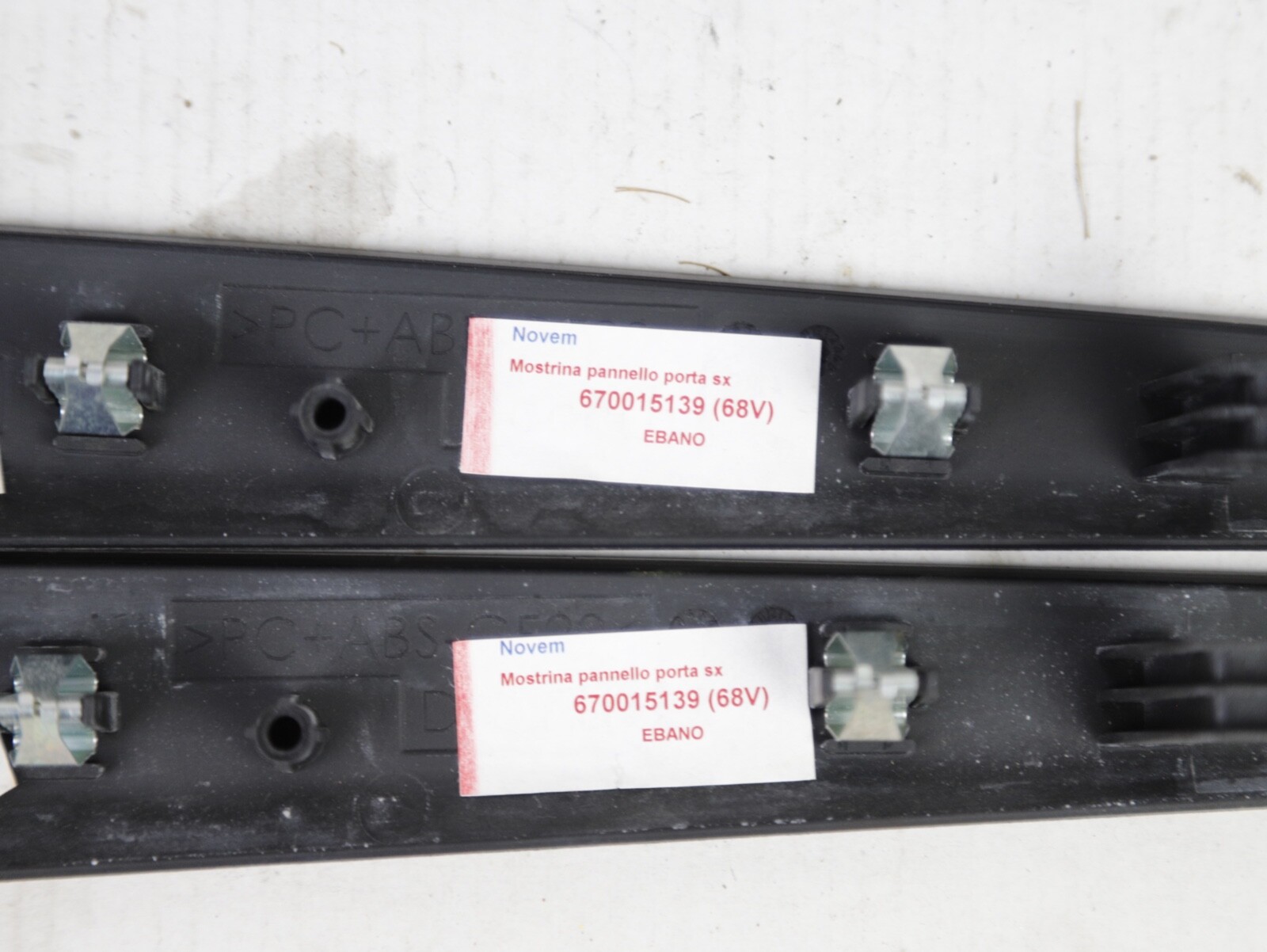 2017-2020 Maserati Ghibli Front & Rear Door Console Trim Wood Grain Set OEM 52k