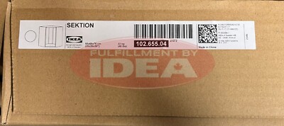 Brand New IKEA SEKTION Corner Wall Cabinet Frame in White 26x26x30