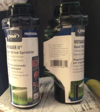 2 Pack of Orbit Voyager II Gear Drive Sprinkler Heads 55661 w/ Nozzles + Key