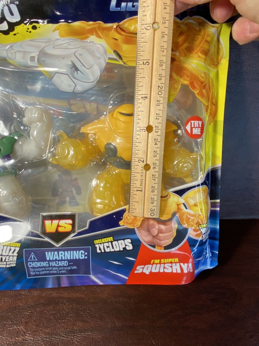 Heroes Of Goo Jit Zu Lightyear Versus Pack – Buzz Vs Zyclops, Dehnbare Action-Figuren Mit Gel-Füllung