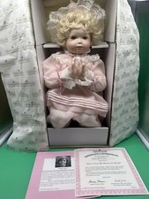 Ashton Drake "Now I Lay Me Down To Sleep" 1995 Porcelain Doll In Box W/COA