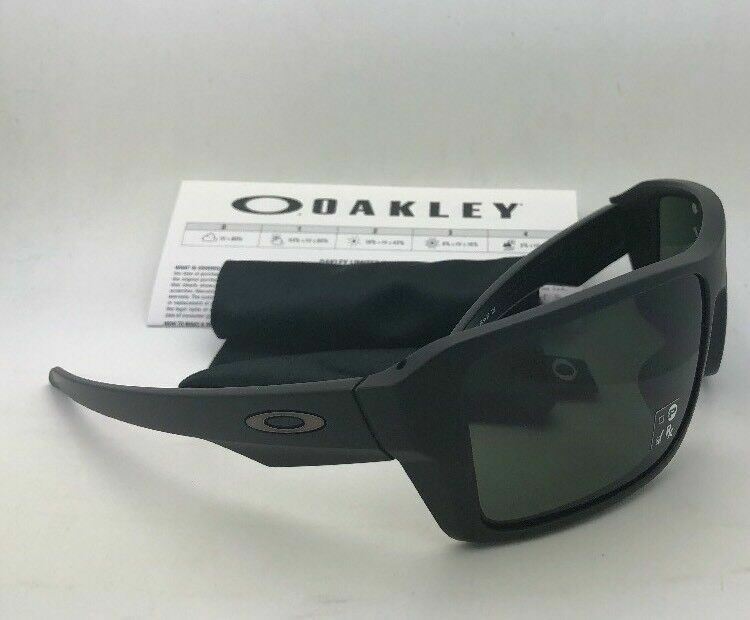 New OAKLEY Sunglasses DOUBLE EDGE OO9380-0166 Matte Black Frame