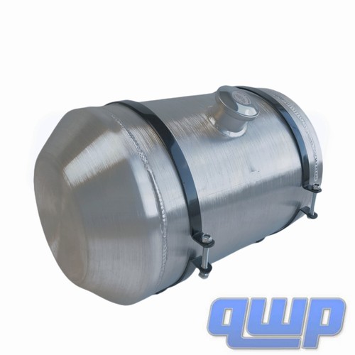 2.5 Gallon 8 x12 Spun Aluminum Gas Tank / Fuel Tank Center Fill 3/8 NPT Outlet For Tractor GoKart