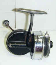 Vintage Bache Brown Half Bale Mastereel Spinning Reel Model 3 Left Handed