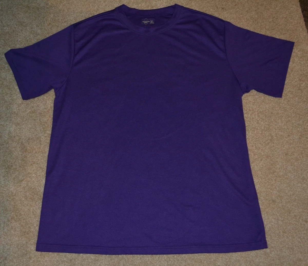 Purple sales athletic shirt