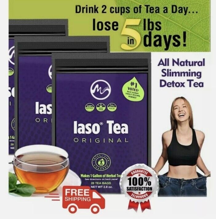 🔥Iaso Tea Original  28 Detox Tea Loose Weight 5 pounds and 5 days🍵US SHipPING!