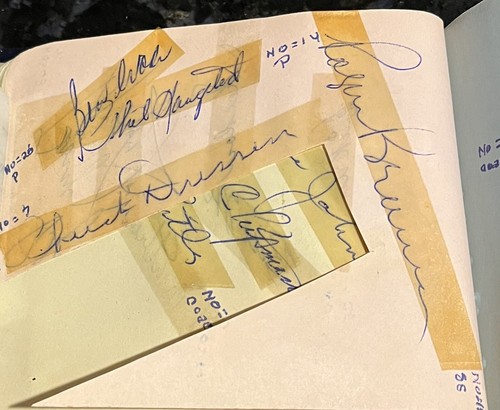 1952 MLB Autograph Book w 55+ Autographs - Brooklyn Dodgers + - Picture 11 of 23