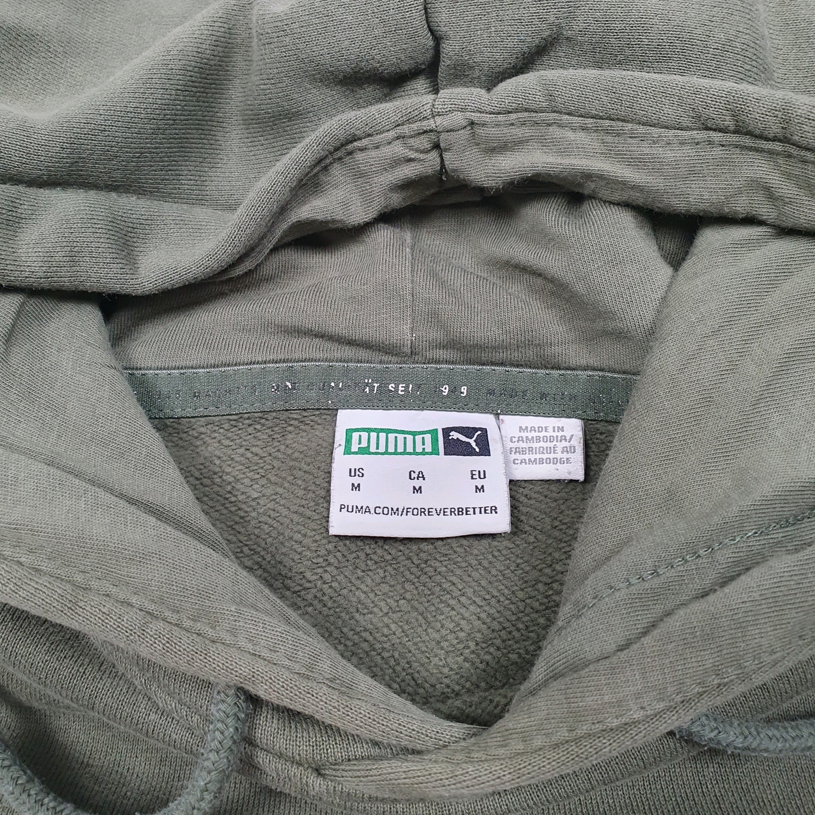 PUMA Hoodie Spellout Jumper Sweatshirt Mens M image 2