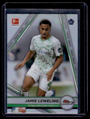 2021-22 Topps Finest Bundesliga - Finest Touch #FT-JL - Jamie Leweling Rookie