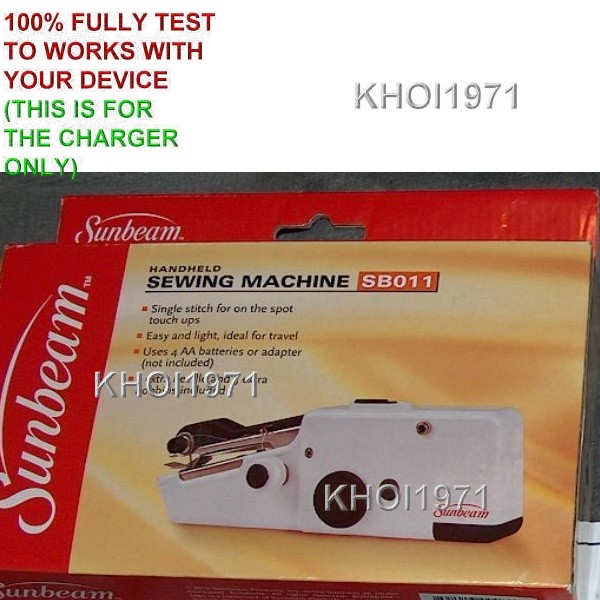 WALL AC adapter power for SB011 SUNBEAM MINI SEWING MACHINE eBay