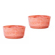 Garden Gear Caesar Terracotta Bowl Planter Marble Effect UV Frost Weatherproof