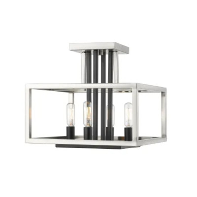 Z-Lite 456SF-BN-BLK Quadra 4-Light 13