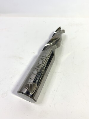 CONICAL TOOL C-1009C 3-Degree Carbide Tapered End Mill 7/8 Shank 5/8 Tip .860 LD